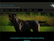 Tablet Screenshot of mastinimayhem.com